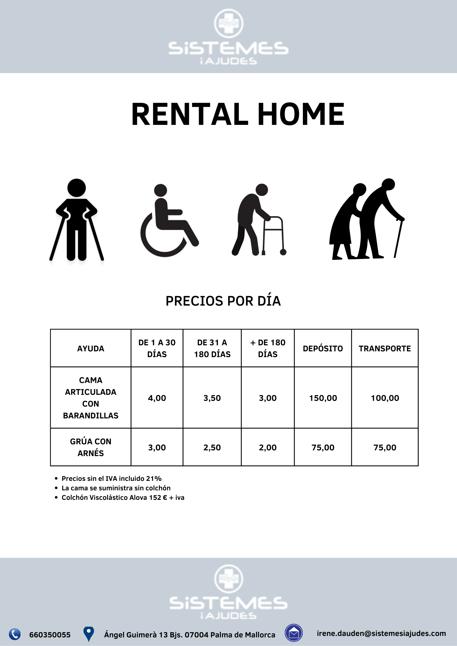 RENTAL y SAT