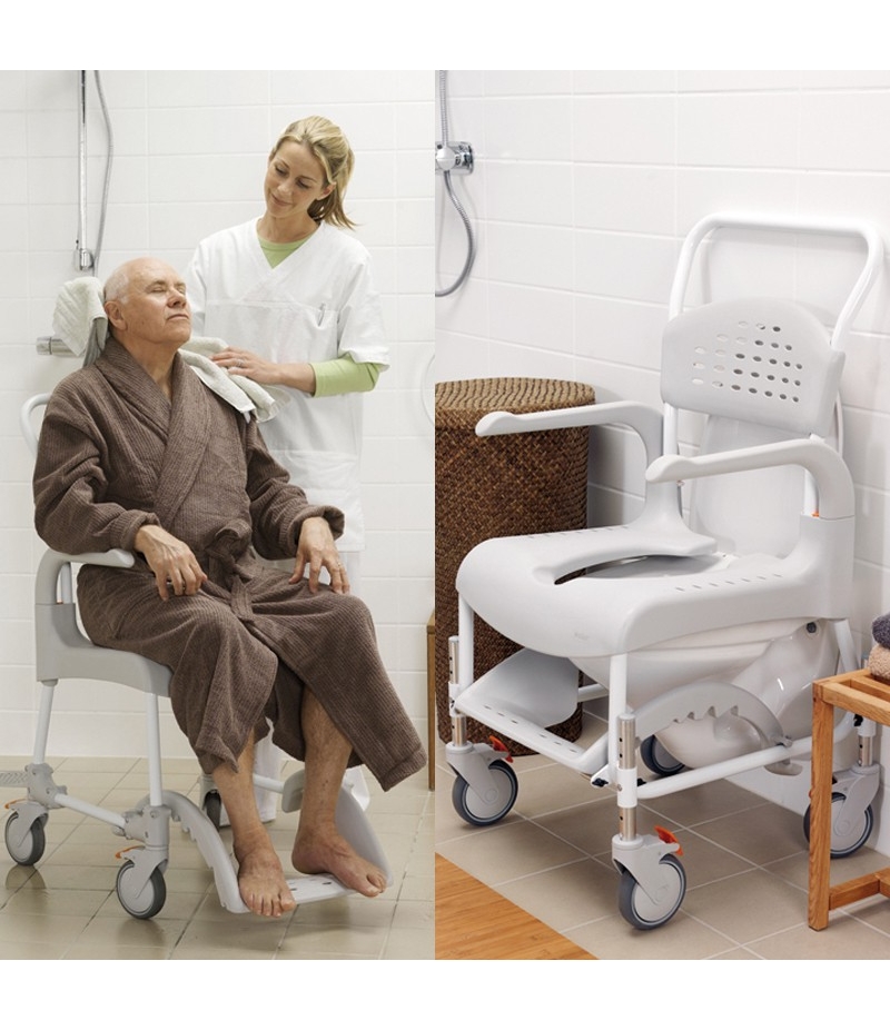 Silla de ducha y WC Etac Clean